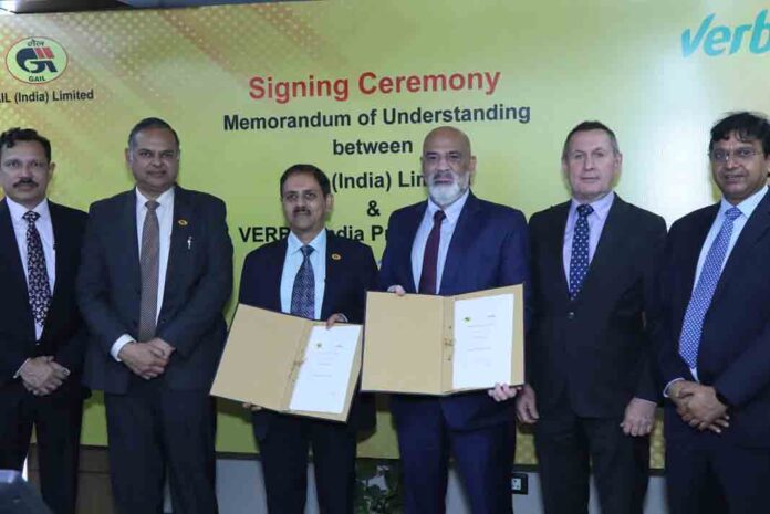 GAIL and VERBIO India sign MoU to develop agri-residue-based CBG plants, promoting sustainable energy and aiding farmers' livelihoods.