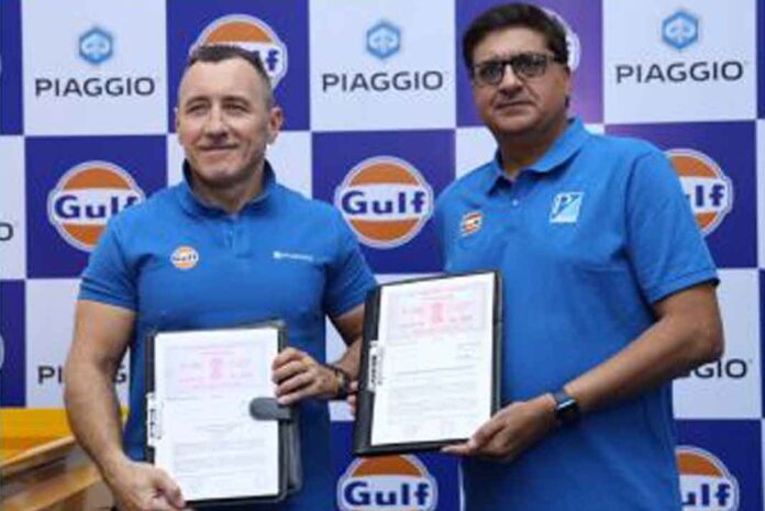 Gulf Oil and Piaggio India renew partnership until 2030 to deliver advanced lubricants for BS VI and EV commercial vehicle markets.