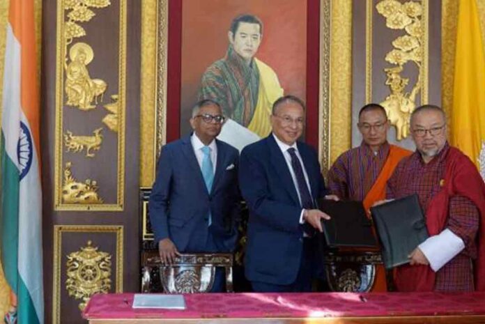 Tata Power partners with Bhutan's DGPC to develop 5,000 MW of clean energy, boosting regional energy security and green transition.