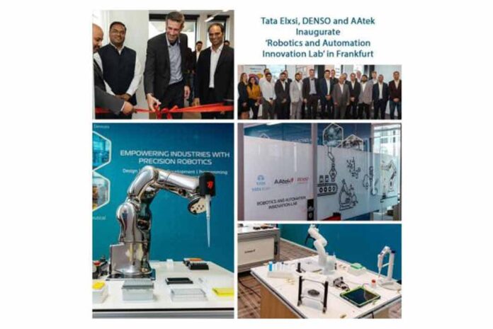 Tata Elxsi, DENSO, and AAtek unveil Robotics & Automation Lab in Frankfurt, driving healthcare innovation via AI and modular robotics.