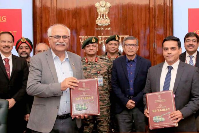 MoD signs ₹7,629 crore deal with L&T for K9 VAJRA-T artillery guns, boosting Indian Army’s firepower under Aatmanirbhar Bharat.